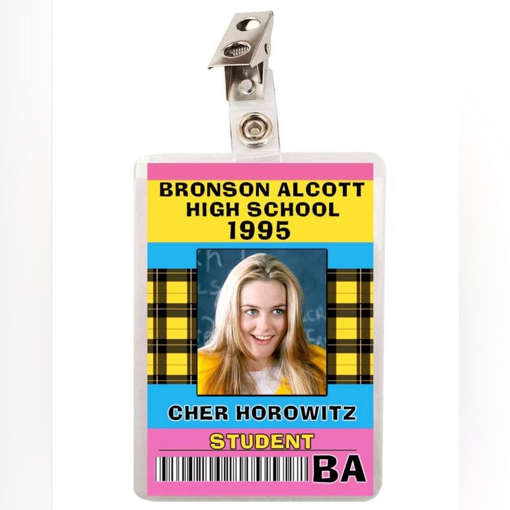 Clueless Cher Horowitz High School Student ID Badge